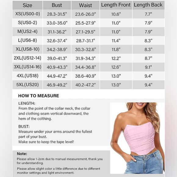 Sexy Strapless Boned Mesh Open Back
Bustier Zip Up Corset Bodyshaper NWT! XL - Picture 4 of 4